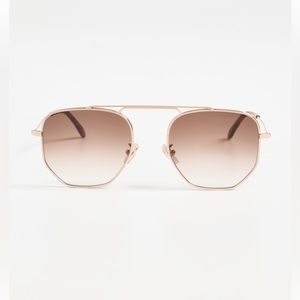 Illesteva Patmos Rose Gold Sunglasses
